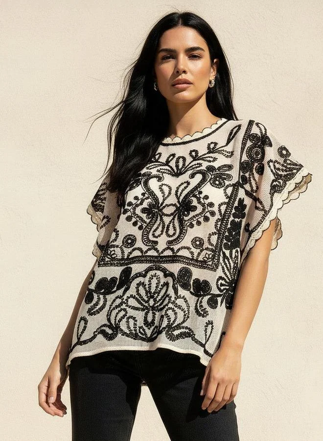 تواكستريمز 2Xtremz Top with Embroidery